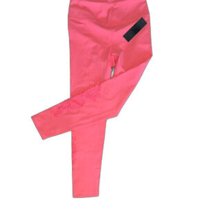 Mono B Coral Leggings with cut out-sz L